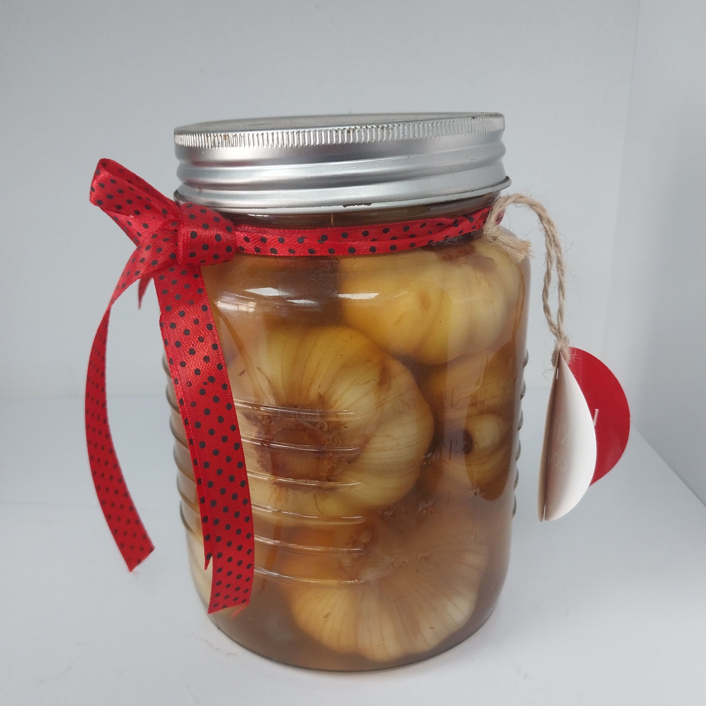 سیر ترشی شیشه ای یک ساله.ترد