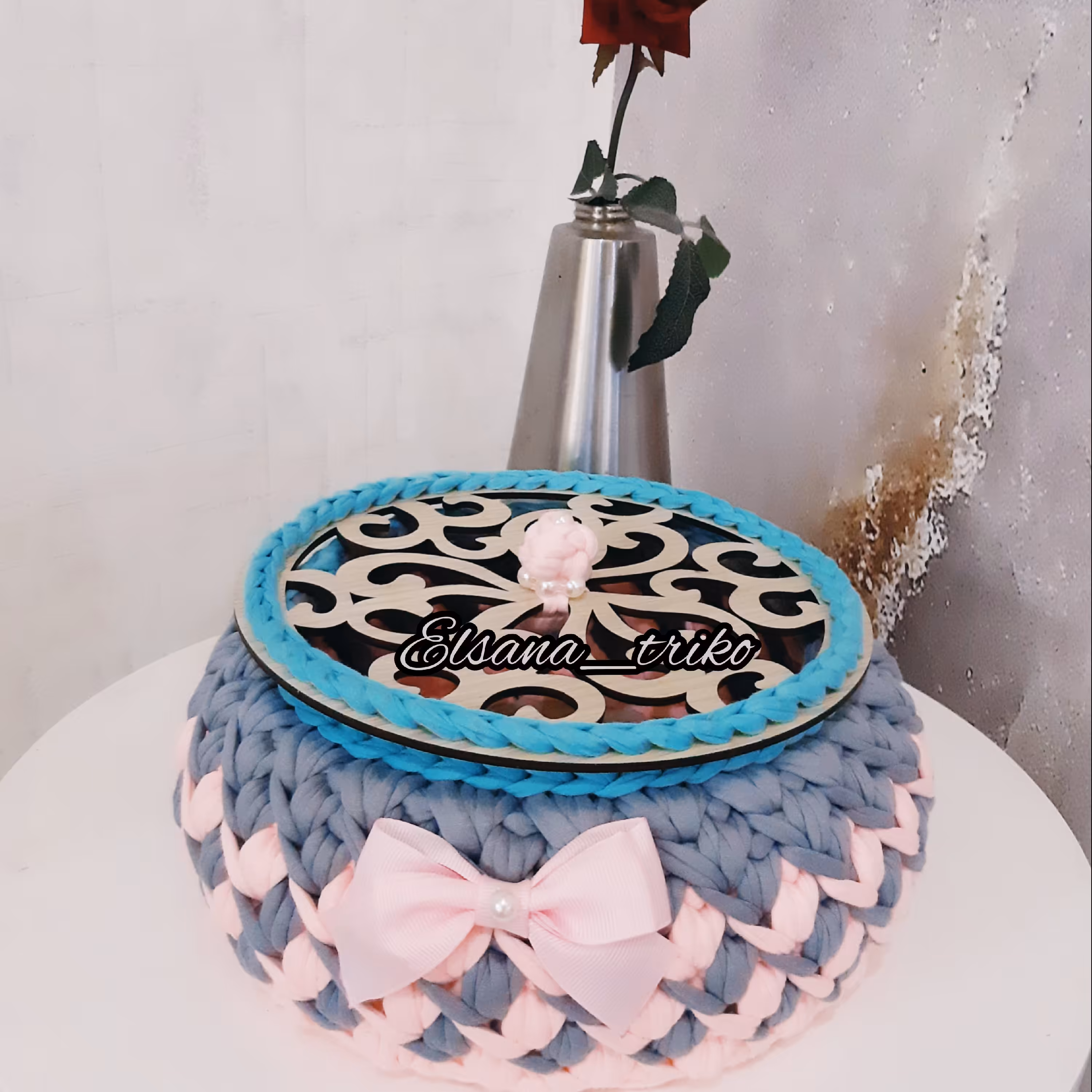 باکس تریکو مدل خمره ای دردار