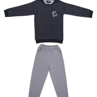 بلوز شلوار NIKEتمام چاپ لنگر55،60 مناسب 7تا11 سال پنبه سلانیکpikmode