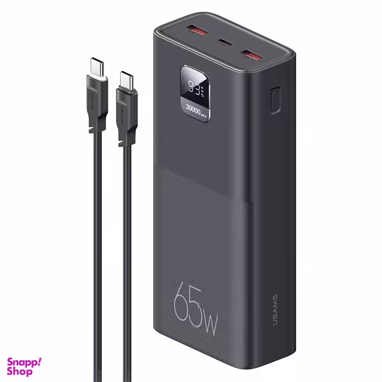 پاور بانک 65 وات یوسمز مدل Yattu Series Power Bank CD185 ظرفیت 30000 میلی‌ آمپر ساعت