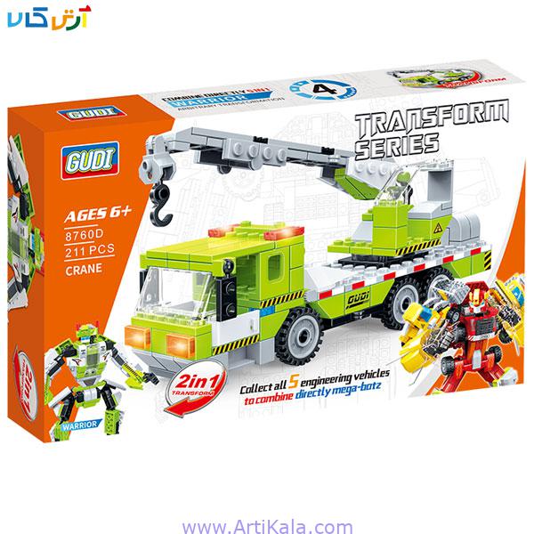 لگو جرثقیل تبدیل شونده مدل GUDI 8760d