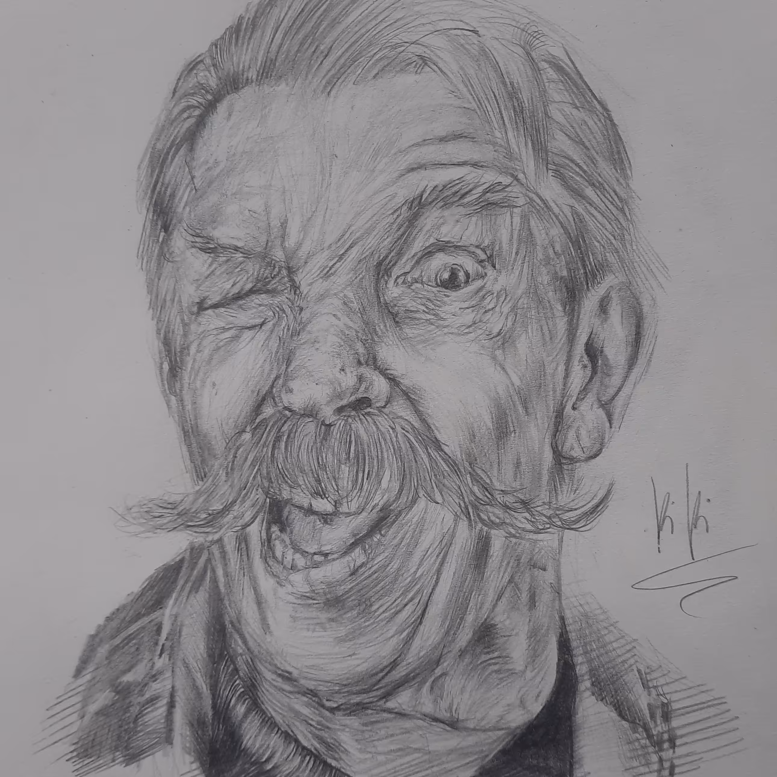 طراحی پرتره به وسیله اتود سایز A4