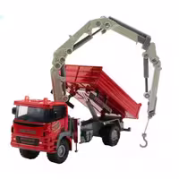ماکت ماشین مدل جینگ بنگ کامیون کمپرسی جرثقیلی  86009 کد DGM-11452319