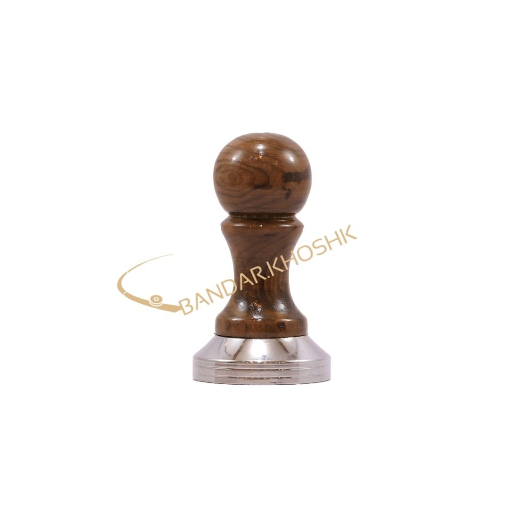 تمپر دسته چوبی قهوه مخصوص اسپرسوساز خانگی