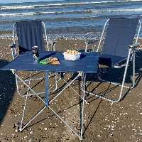 میز و صندلی تاشو مسافرتی(ست دونفره)