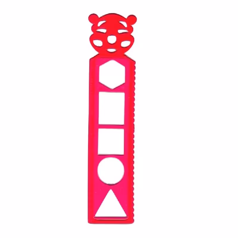 خط کش 15 سانتی متری مدل ژله ای طرح خرس