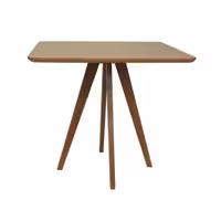 میز مربع نظری مدل ساین چوب وسط