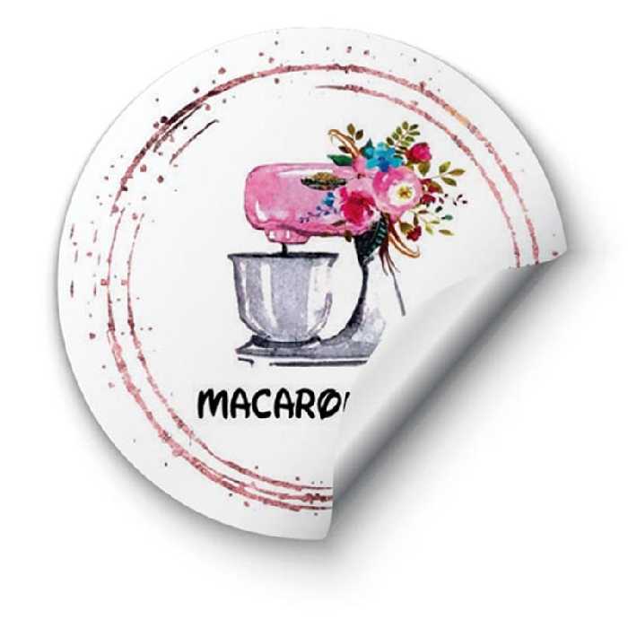 چاپ 1000 عدد لیبل یووی UV دایره ای - قطر 7.5 ( 8.5x9.6 )