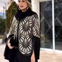 کت سوزن دوزی لمه دار و پلیسه روناک