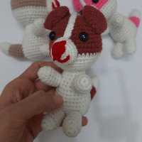 سرکلیدی سگ بافتنی