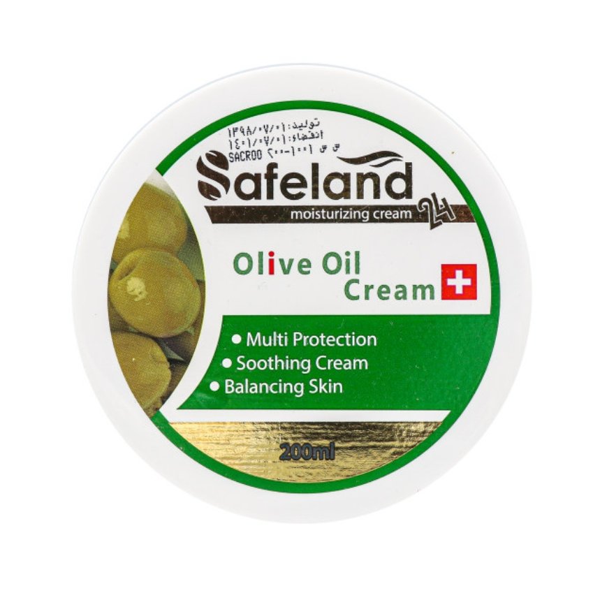 کرم مرطوب کننده سیفلند مدل Olive Oil حجم 200 میلی لیتر