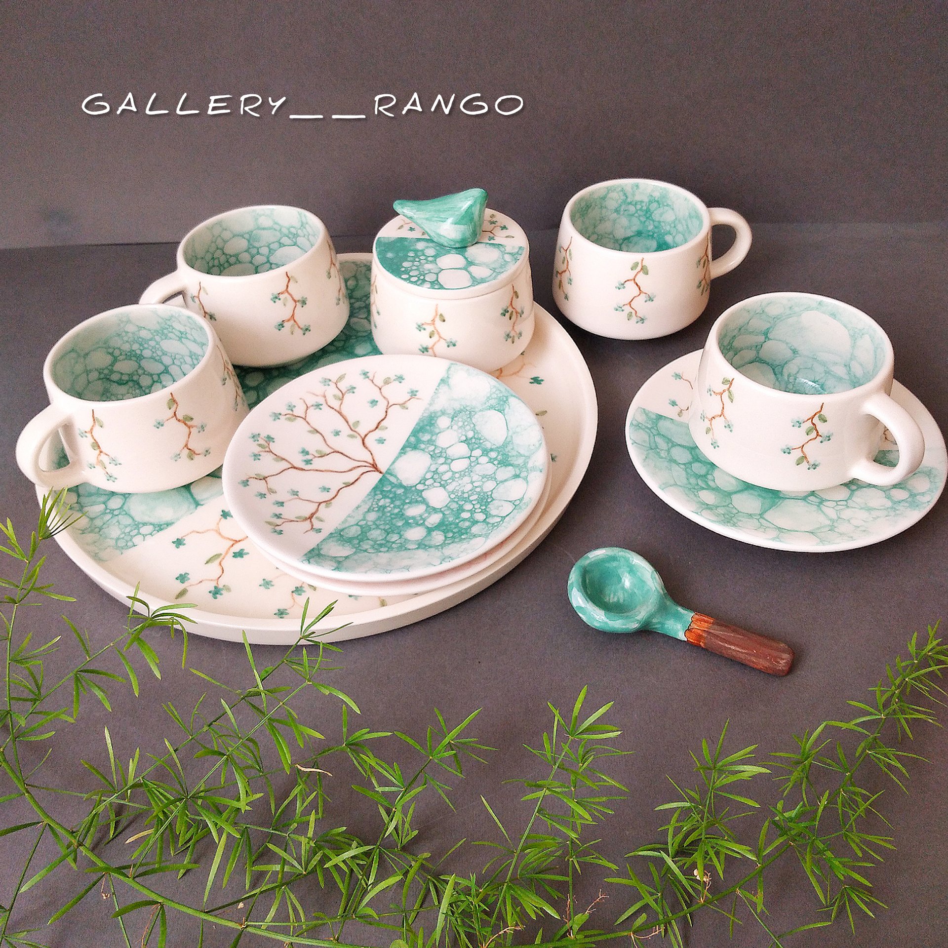 سرویس 4 نفره سرامیکی دستساز