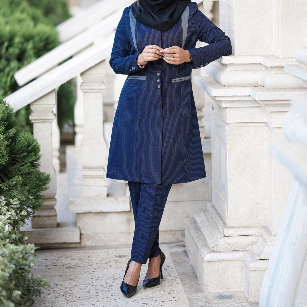 مانتو شلوار اداری زنانه ست اداری
