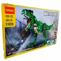 لگو دایناسور تیرکس پارک ژوراسیک و ربات برند دکول DECCOL31026