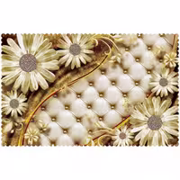 رومیزی مخمل طرح گل سایز 140 در 220 مدل T8-817 شرکت رنس
