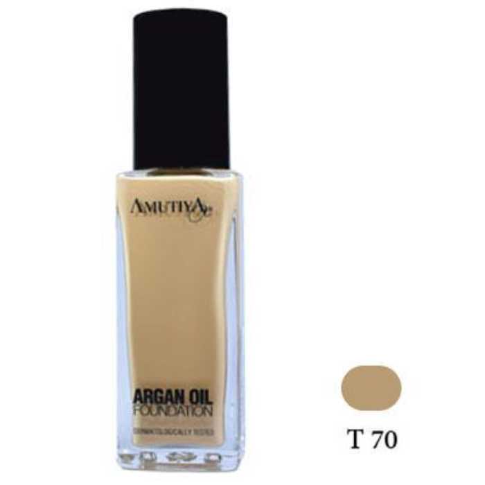 کرم پودر آموتیا مدل روغن آرگان شماره t70 حجم 30 میل