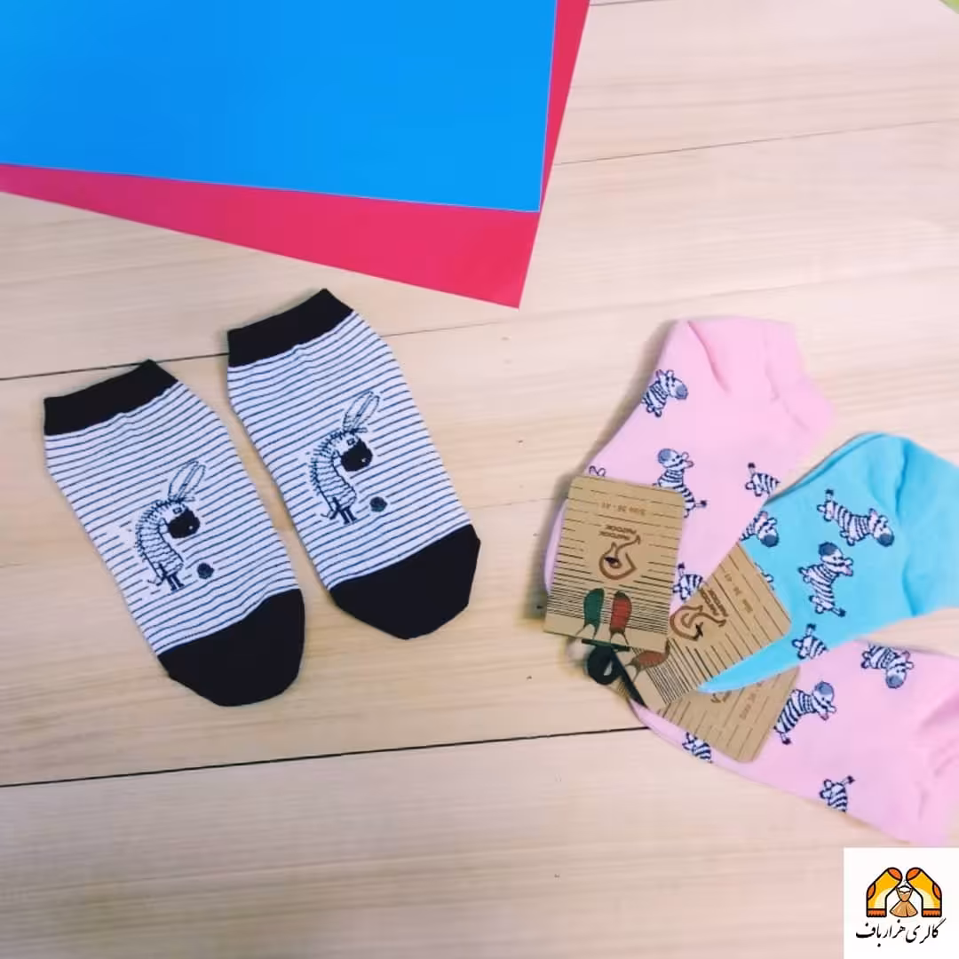 جوراب مچی طرحدار