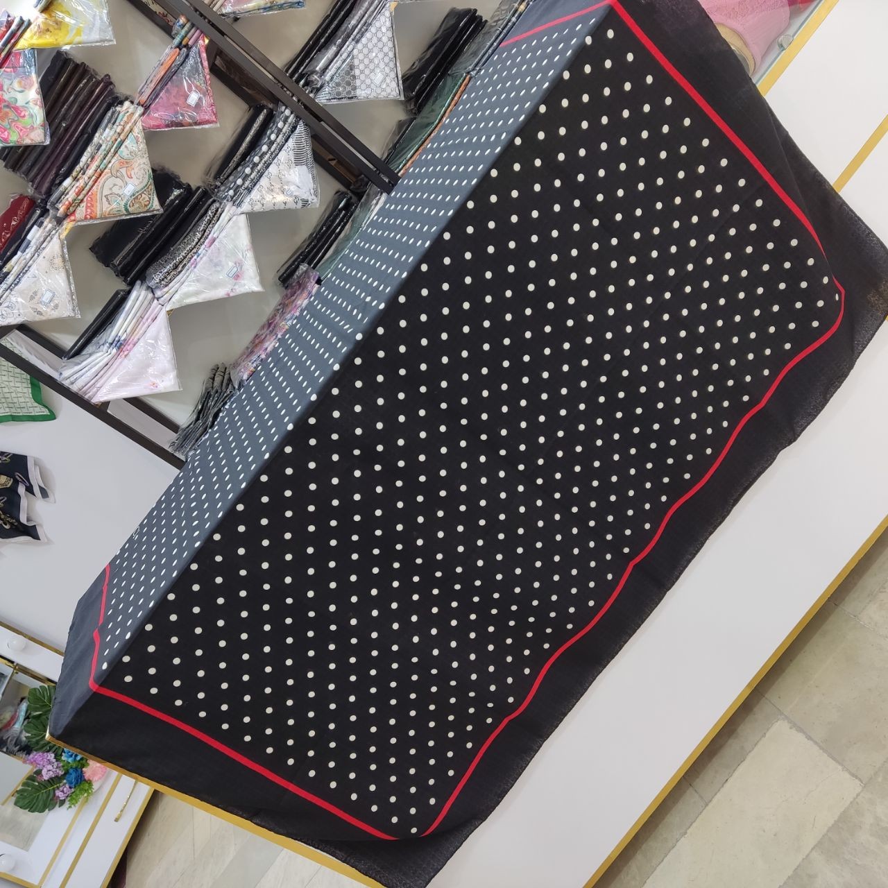 روسری نخی توپی قواره 140