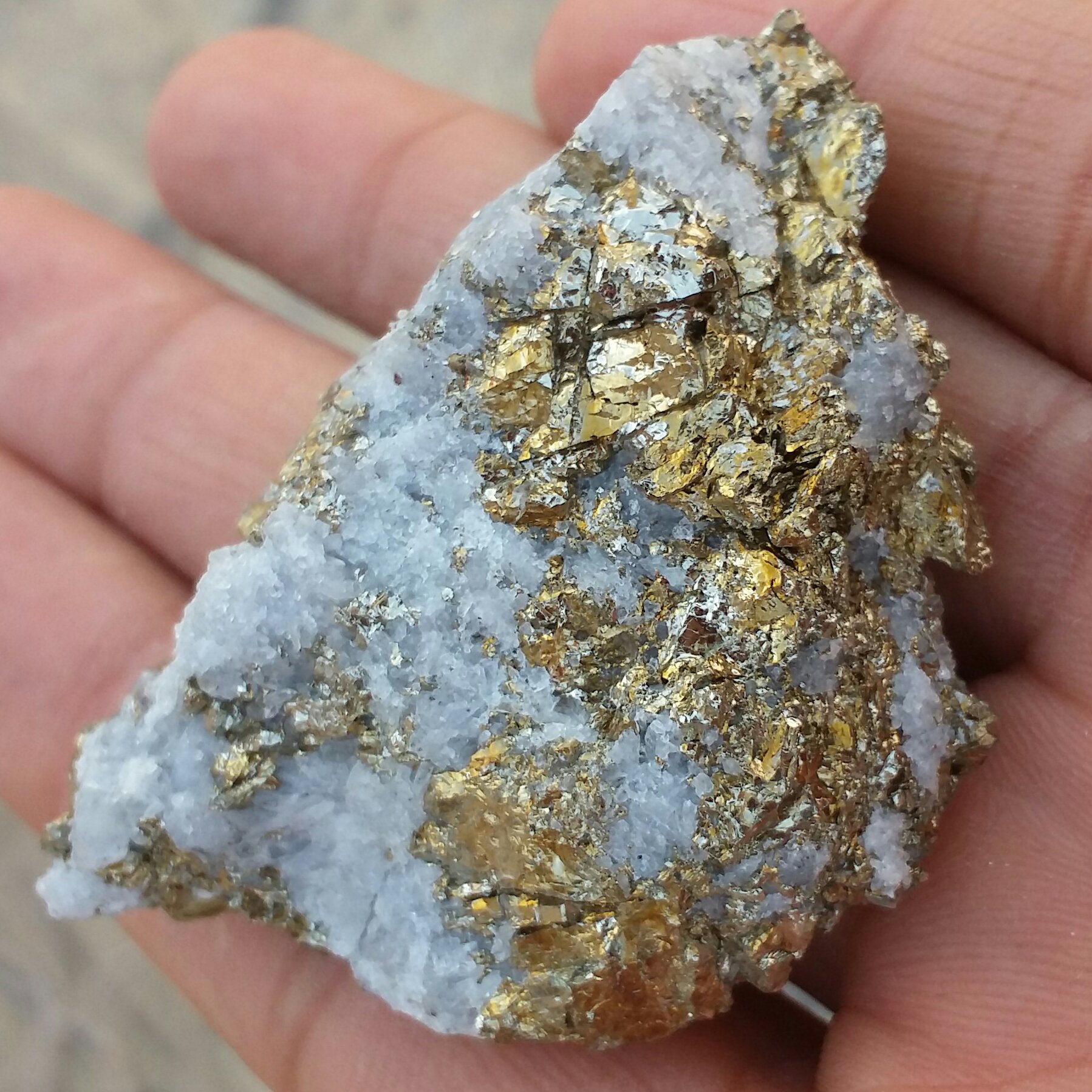 نمونه فوق کلکسیونی سنگ راف  پیریت طلایی ملقب به سنگ طلا همرشدی با بورنیت 100 در 100 طبیعی شاهکار خلقت
کد 9345