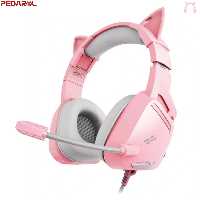 هدست گیمینگ پلکستون مدل PLEXTONE G800 Pink Cat