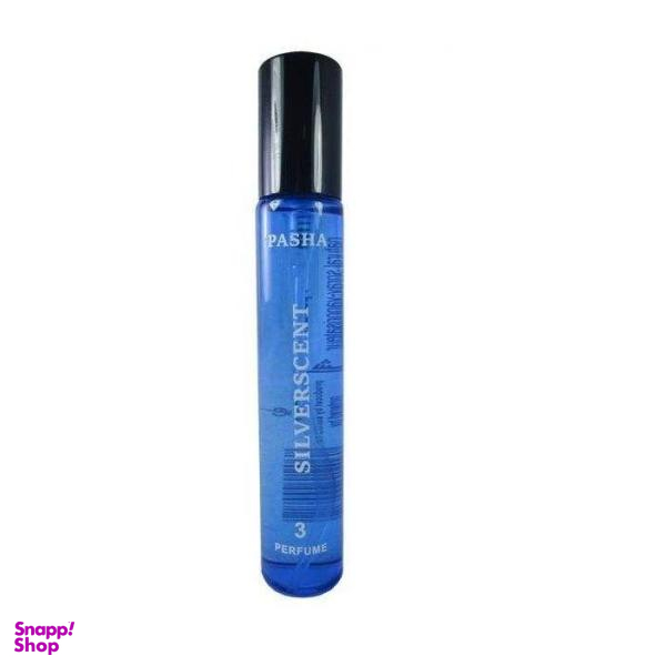 عطر جیبی مردانه پاشا (Pasha) مدل سیلور سنت حجم 20 میلی‌لیتر