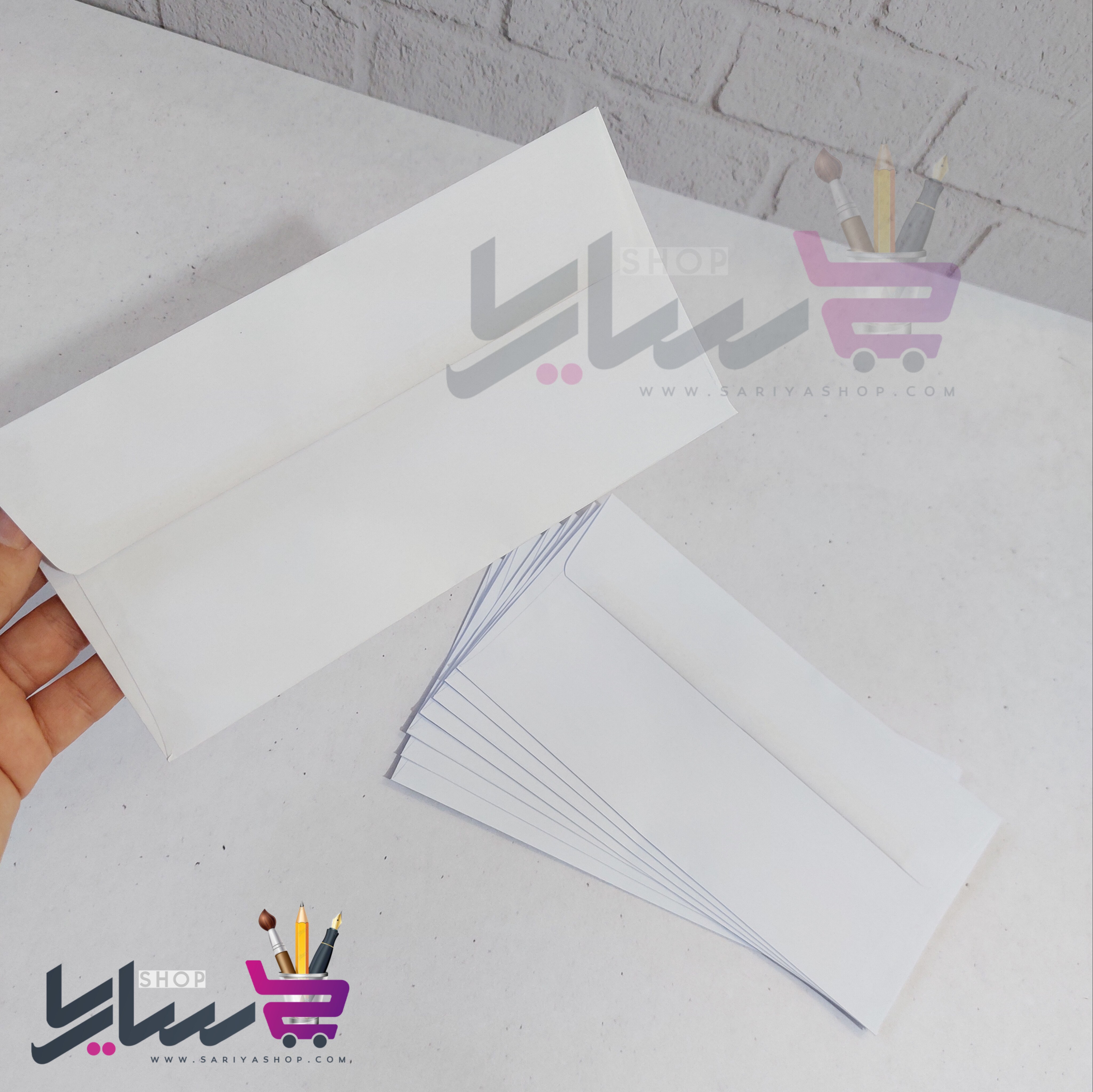 پاکت نامه ساده بسته 50 عددی 