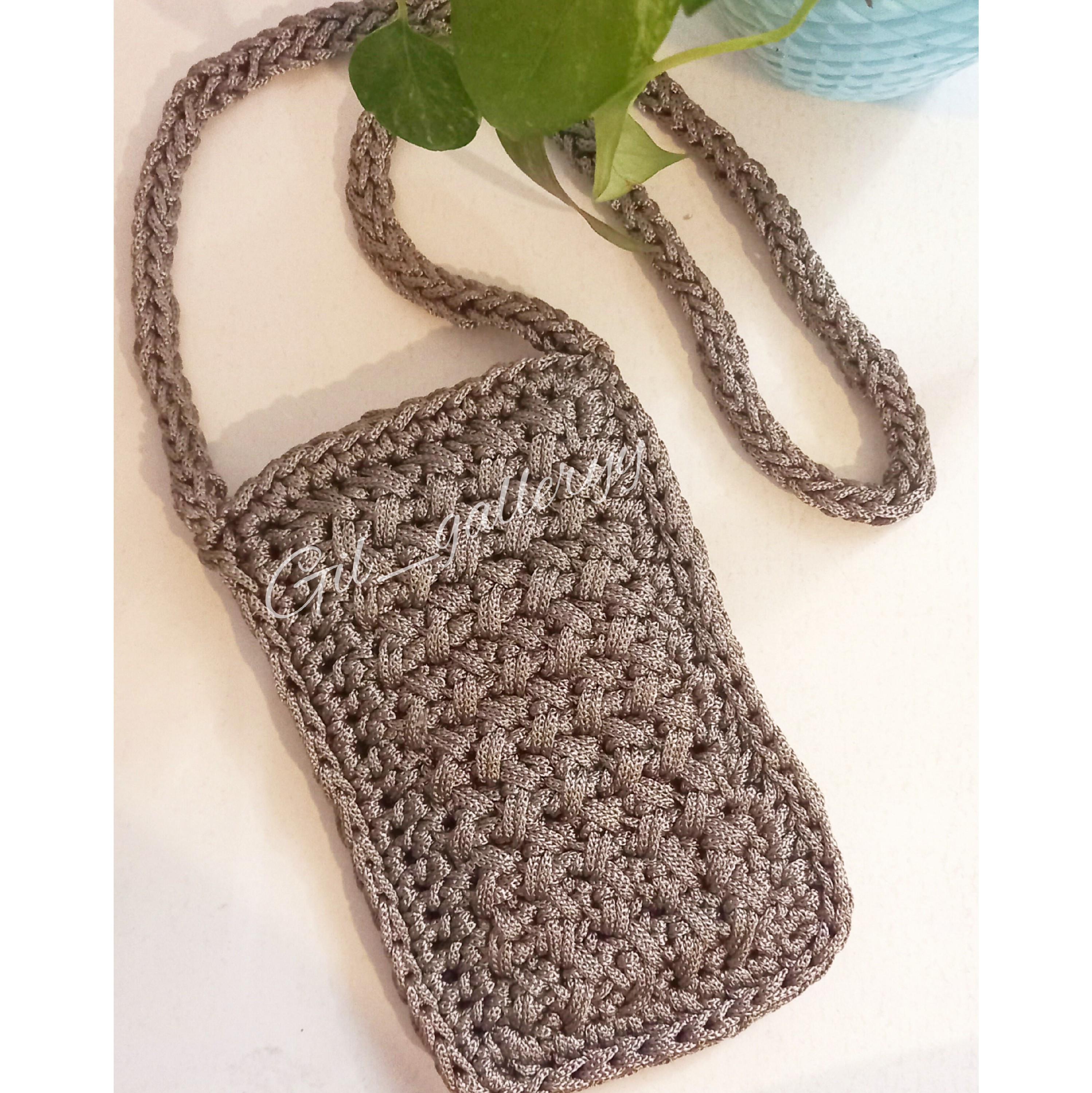 کیف پاسپورتی بافتنی جا موبایلی