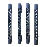 دستگیره کابینت کمد مدل نگین دار  بسته 4 عددی فاصله دو پیچ 95 میلی متر 