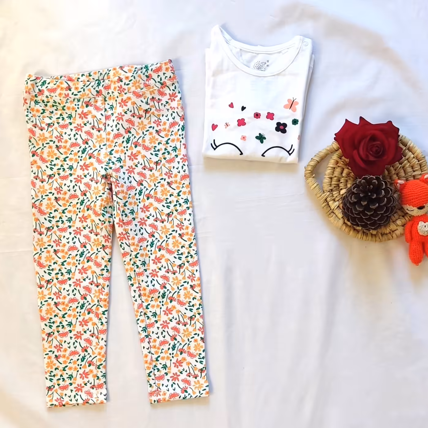 شلوار دورس دخترانه برند لوپیلو سایز 2-4 سال 