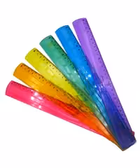 خطکش ژله ای ساده 30 سانت صریر بسته(24عددی)