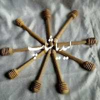 قاشق عسل خوری چوب گردو
