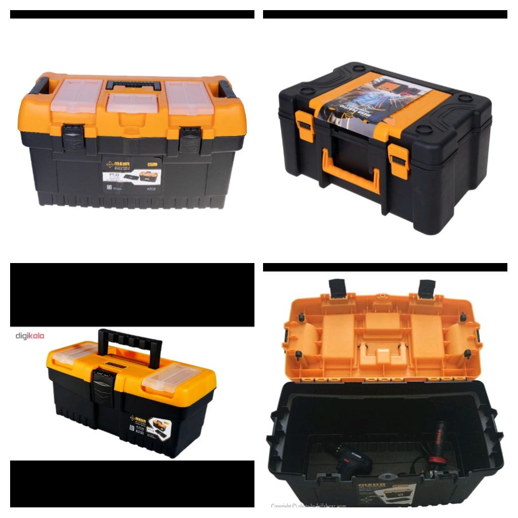 جعبه ابزار پلاستیکی مهر جعبه ابزار سایز بزرگ جعبه ابزار مهر