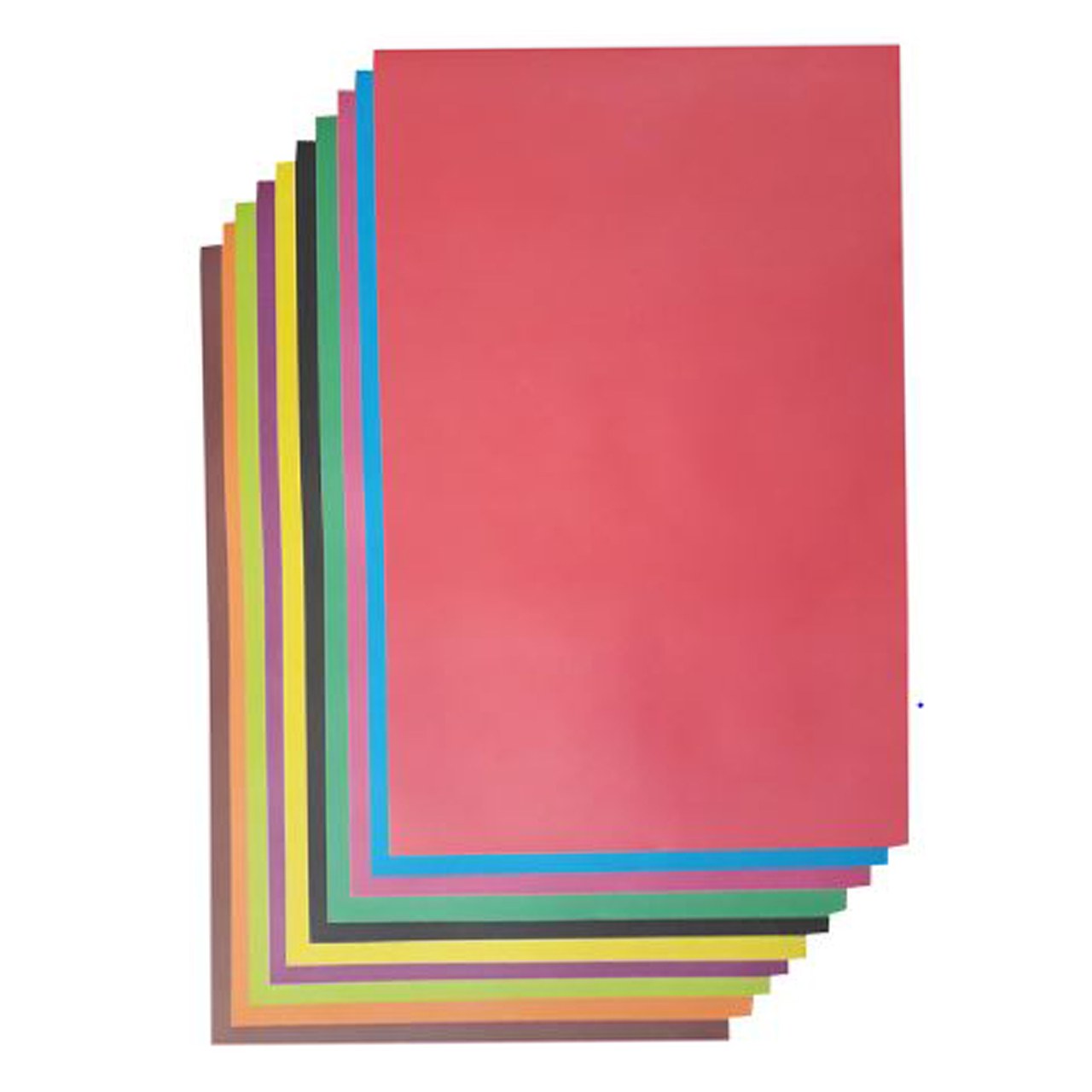 مقوا رنگی  سایز 50x70 سانتی متر بسته 100 عددی