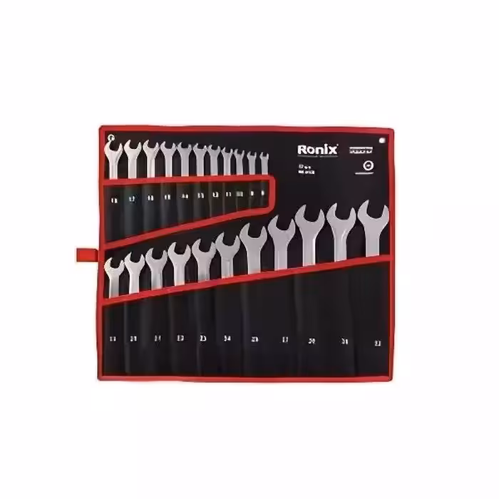 ست آچار 22 عددی یکسر تخت یک سر رینگ رونیکس مدل  RH-2159