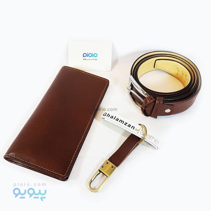 ست چرم طبیعی گاوی 2 تکه کد B502