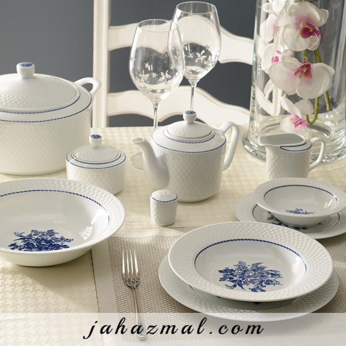 سرویس چینی زرین طرح کاپریس 102 پارچه