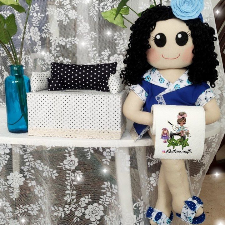 عروسک جا دستمال رولی