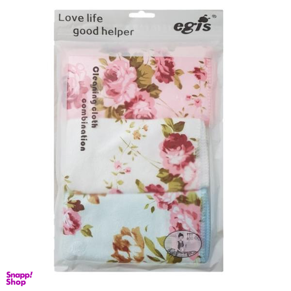 دستمال آشپزخانه اگیس مدل گلدار بسته 3 عددی