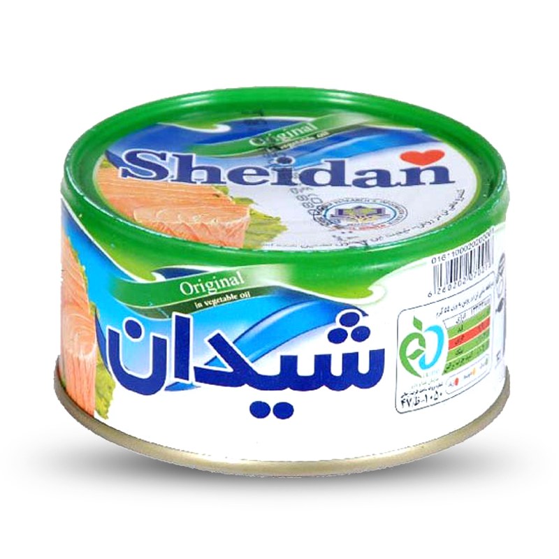 کنسرو ماهی تون شیدان 180 گرمی