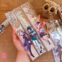 خط کش 20 سانتی دونه برفی طرح دختر انیمه