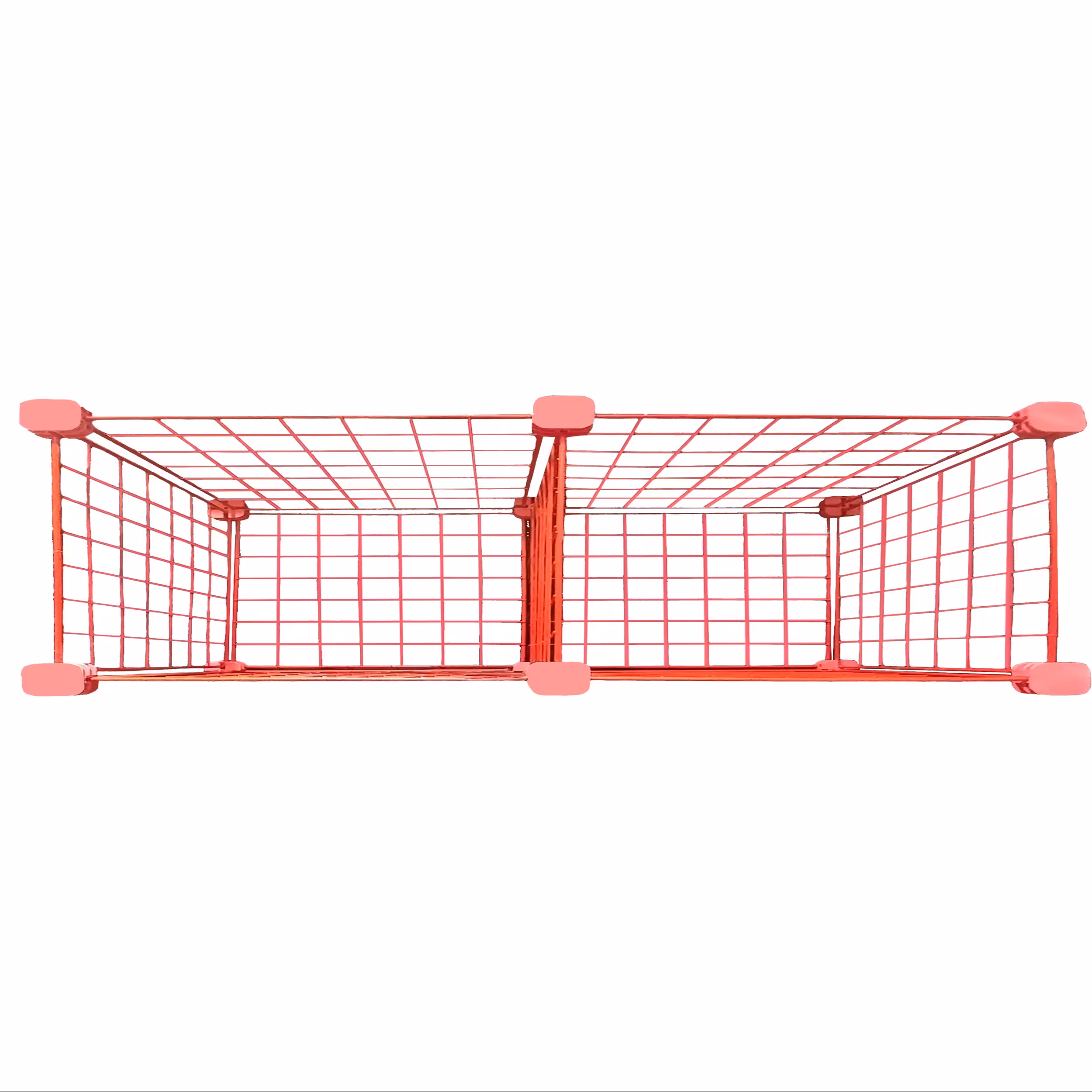 ست قفسه مشبک یک طبقه در دو ردیف سایز 48x32(ارسال پس کرایه و به عهده مشتری)