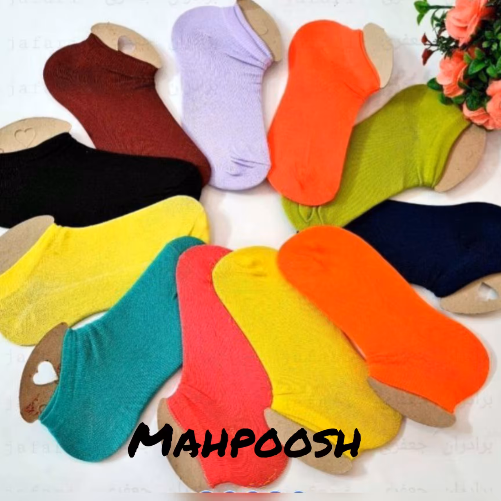 جوراب کالج کامپیوتری رو بسته رنگبندی کیفیت عالی