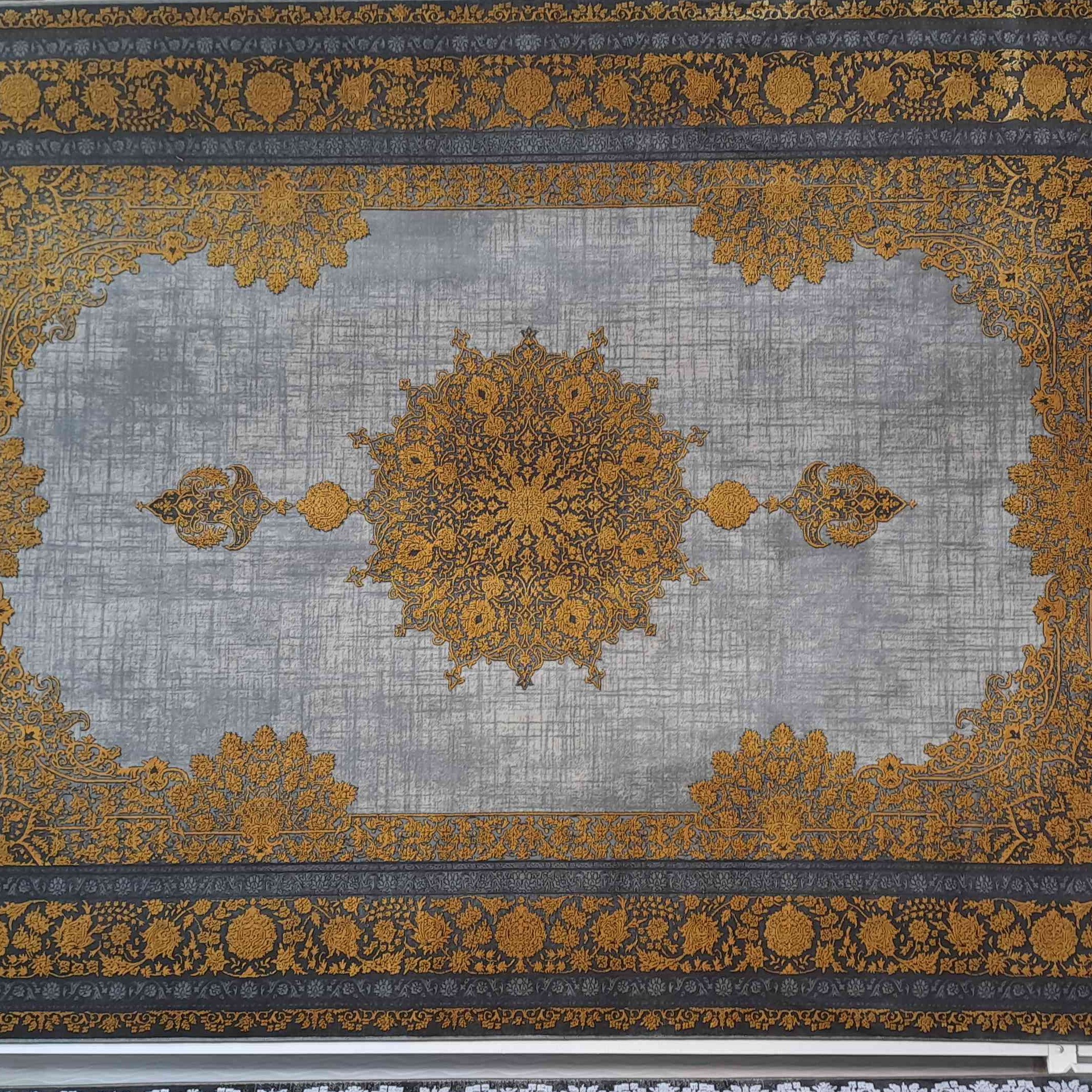 فرش ماشینی طلاکوب