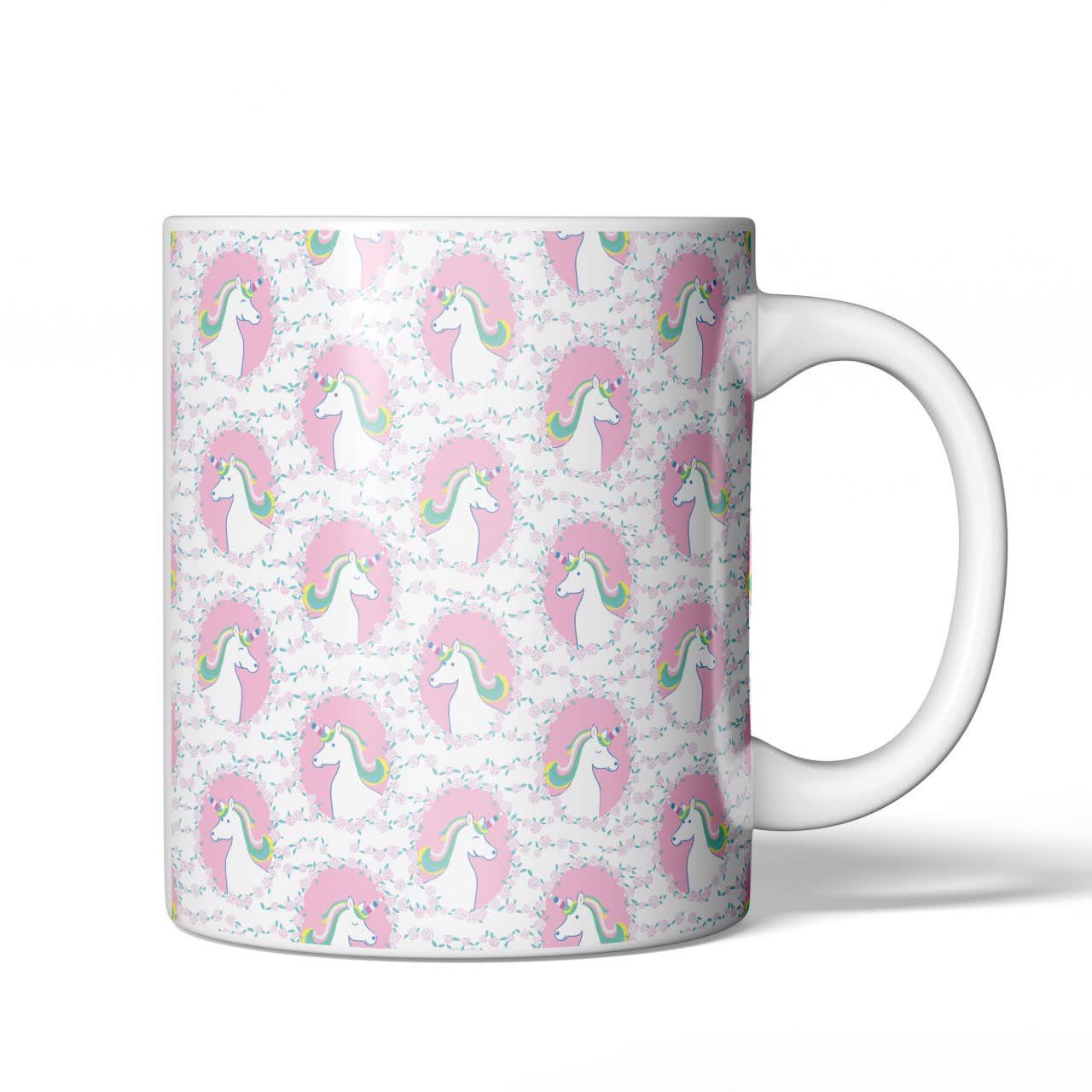 لیوان ماگ سرامیکی مدل یونی کورن