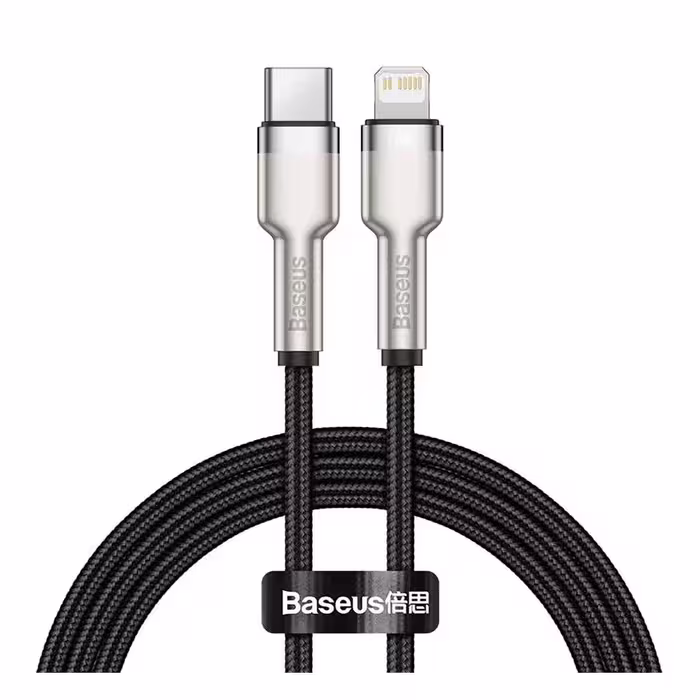 قیمت و خرید کابل تبدیل 1 متری USB-C به لایتنینگ بیسوس مدل Cafule CATLJK-A01 | یاس ارتباط