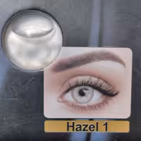 لنز  چشم عسلی 1 فصلی با جالنزی هدیه ساخت کره با مجوز بهداشت و استاندارد اروپاCE برند NEW VISION   PRO نیو ویژن سری PRO