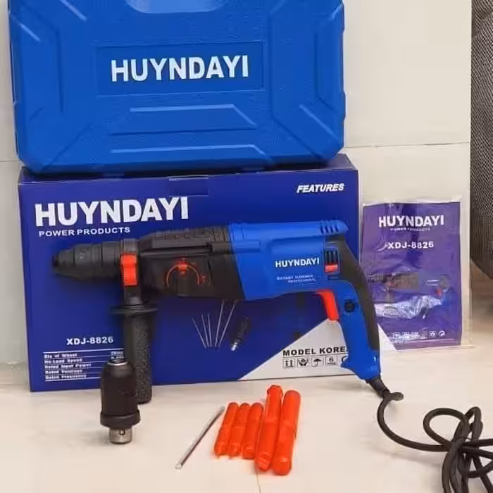 دریل سه کاره هیوندا  ساخت کره سیم پیچ مسی مدل 8826