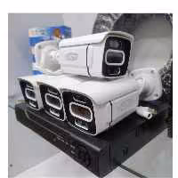 پک 4 عدد دوربین مدار بسته  8مگاپیکسل تشخیص چهره کیفیت UHD 4k (پس کرایه)