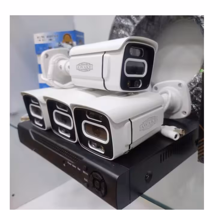 پک 4 عدد دوربین مدار بسته  8مگاپیکسل تشخیص چهره کیفیت UHD 4k (پس کرایه)