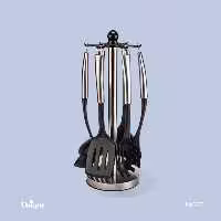 ست کفگیروملاقه دسته استیل UN-1155